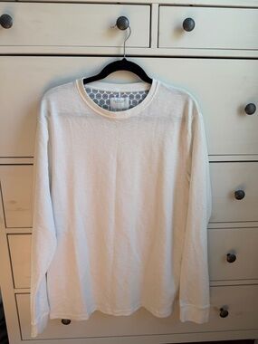 Men’s Cactus Man Off White Thin Ribbed Crew Neck Long Sleeve Shirt. NWOT-Size XL